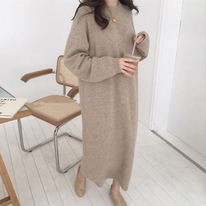 Long Sleeve Knit Maxi Dress