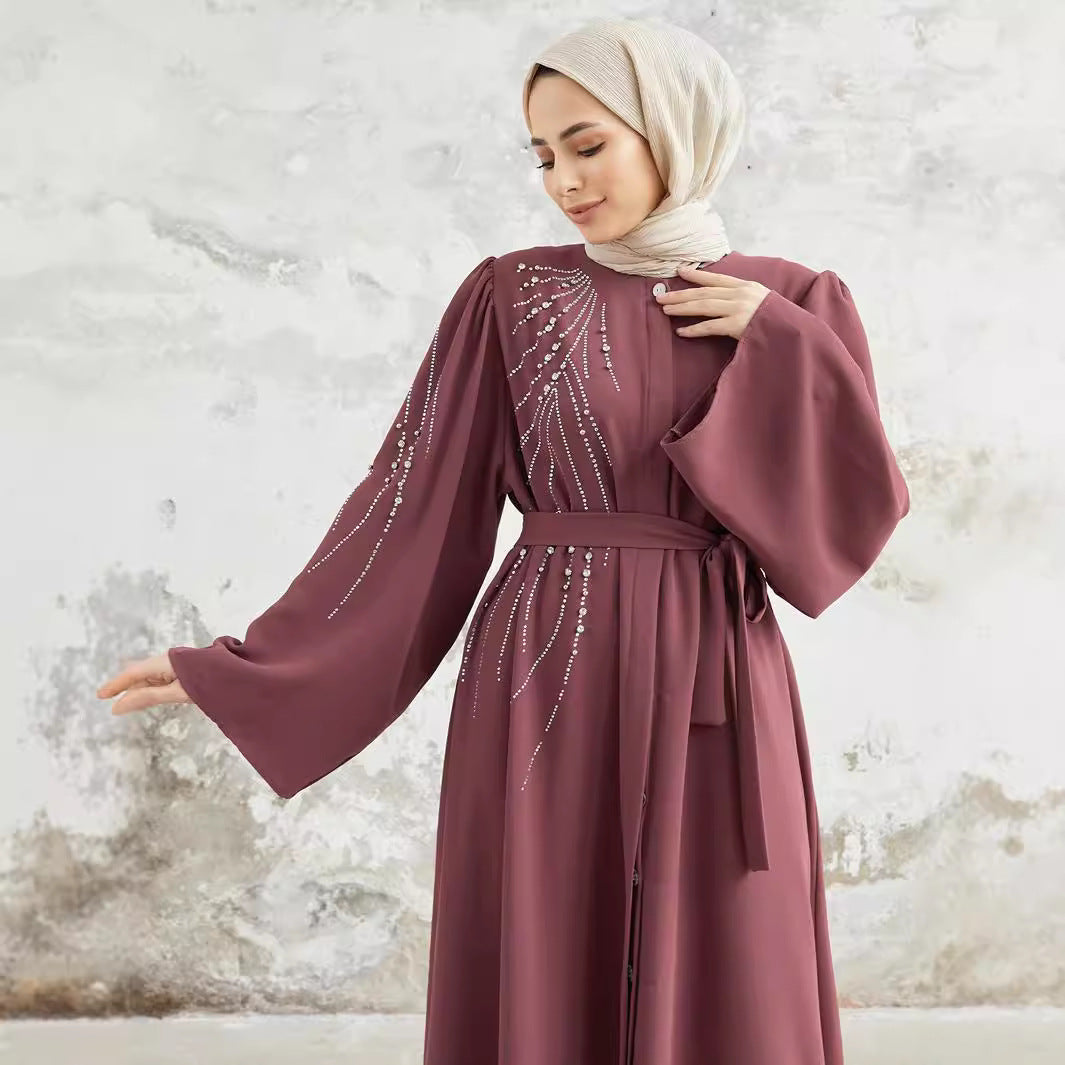 Maxi Dress with Sparkling Appliqués
