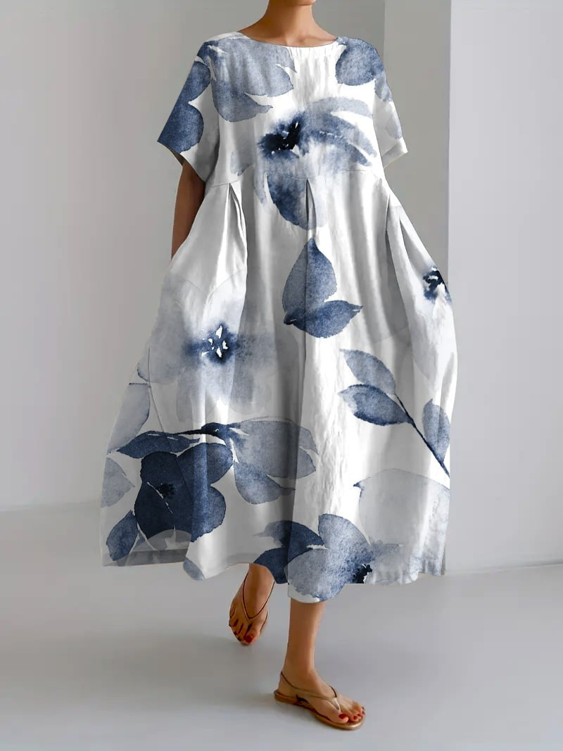 Abito Boho con Stampa Floreale
