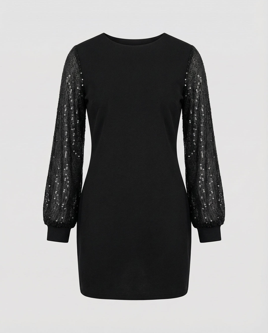 Sequin Sleeve Mini Dress