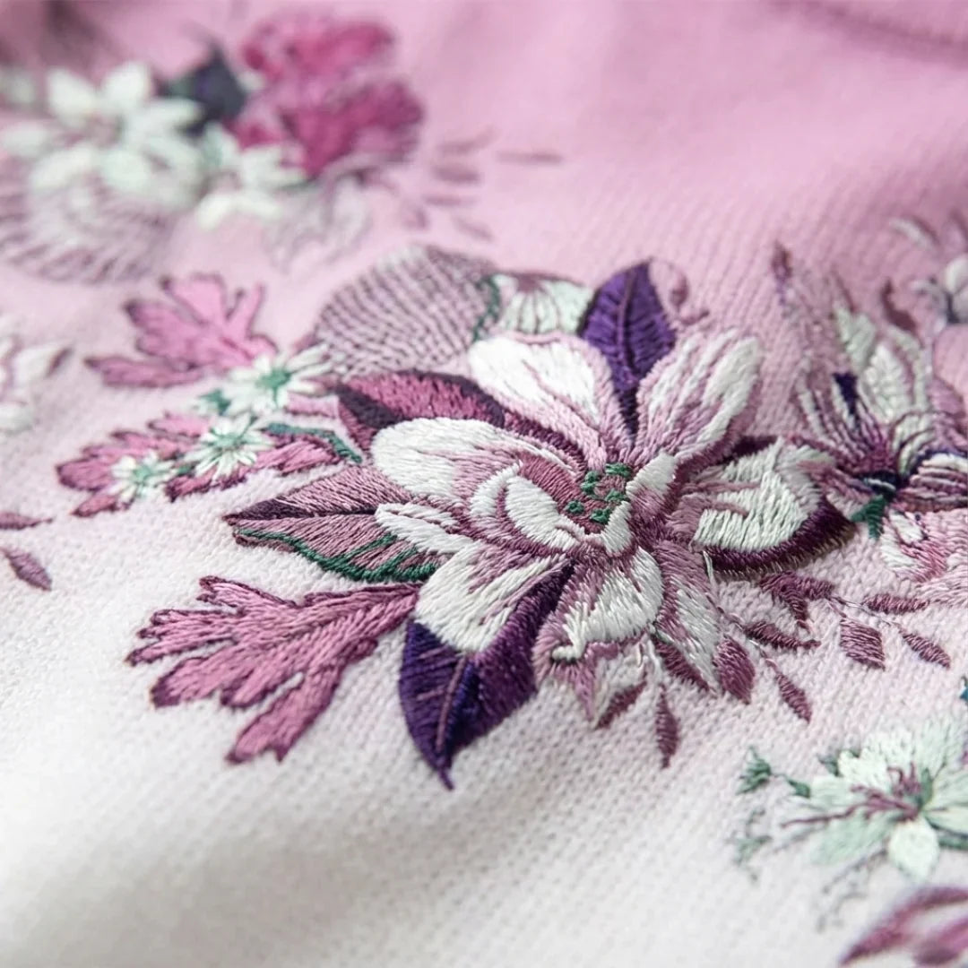 Aurora | Floral Turtleneck Sweater
