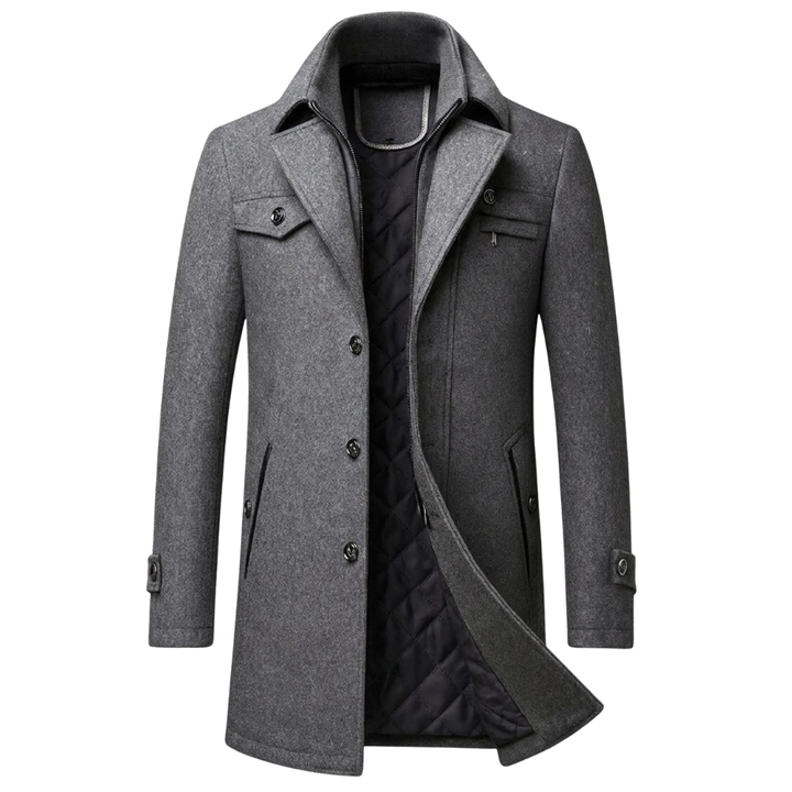 Fairmont | Cappotto con colletto a strati e bottoni
