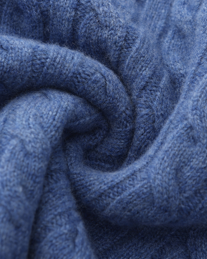 Cashmere Sweater with Half Zip | Comfort and Elegance