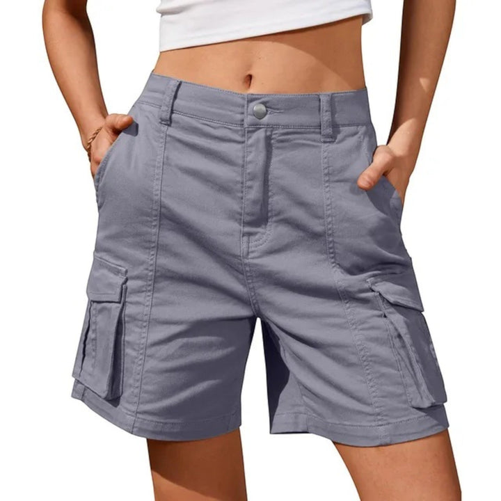 Pantaloncini Cargo Donna con Tasche Laterali