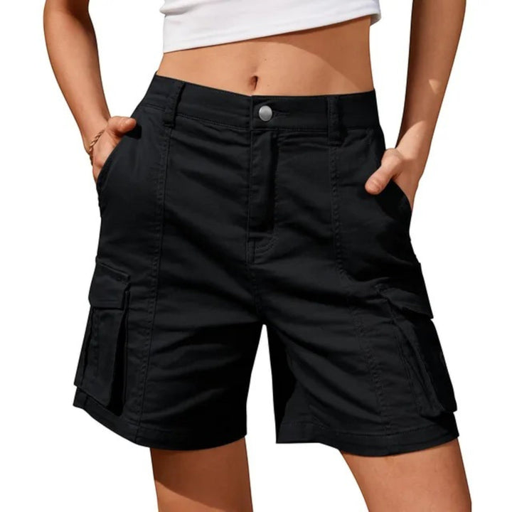 Pantaloncini Cargo Donna con Tasche Laterali