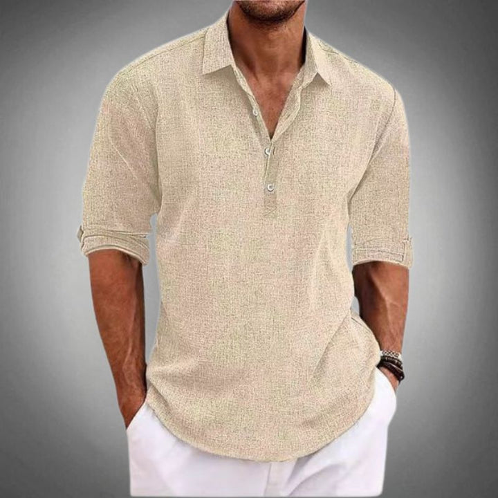 Polo Classica Uomo con Colletto Bottoni