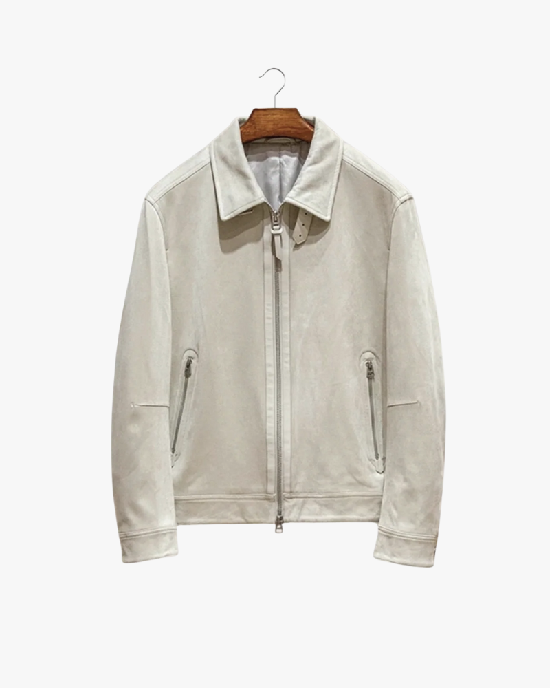 Giacca bomber premium in camoscio | Eleganza urbana