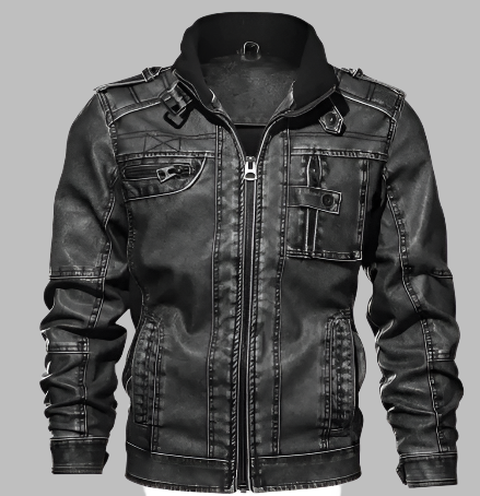 Winterjacke mit Reißverschluss und Vordertaschen | Ideal für kalte Tage