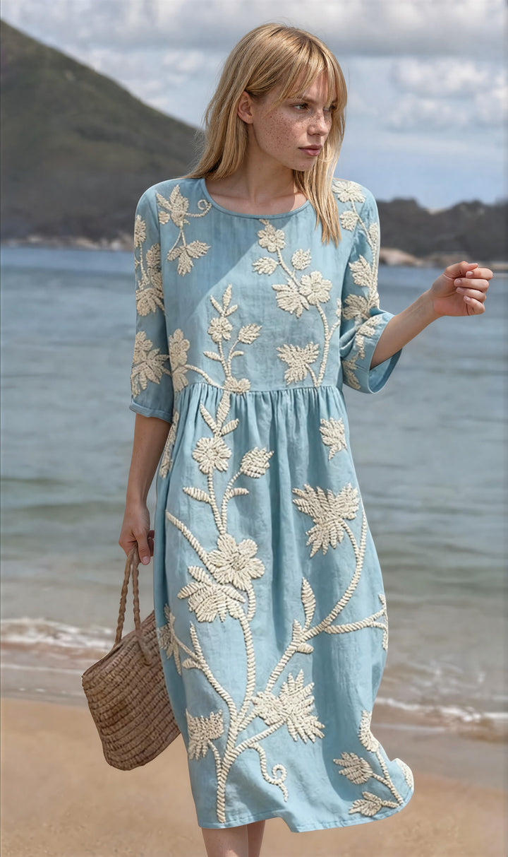 Raquel | Vestido vintage bordado