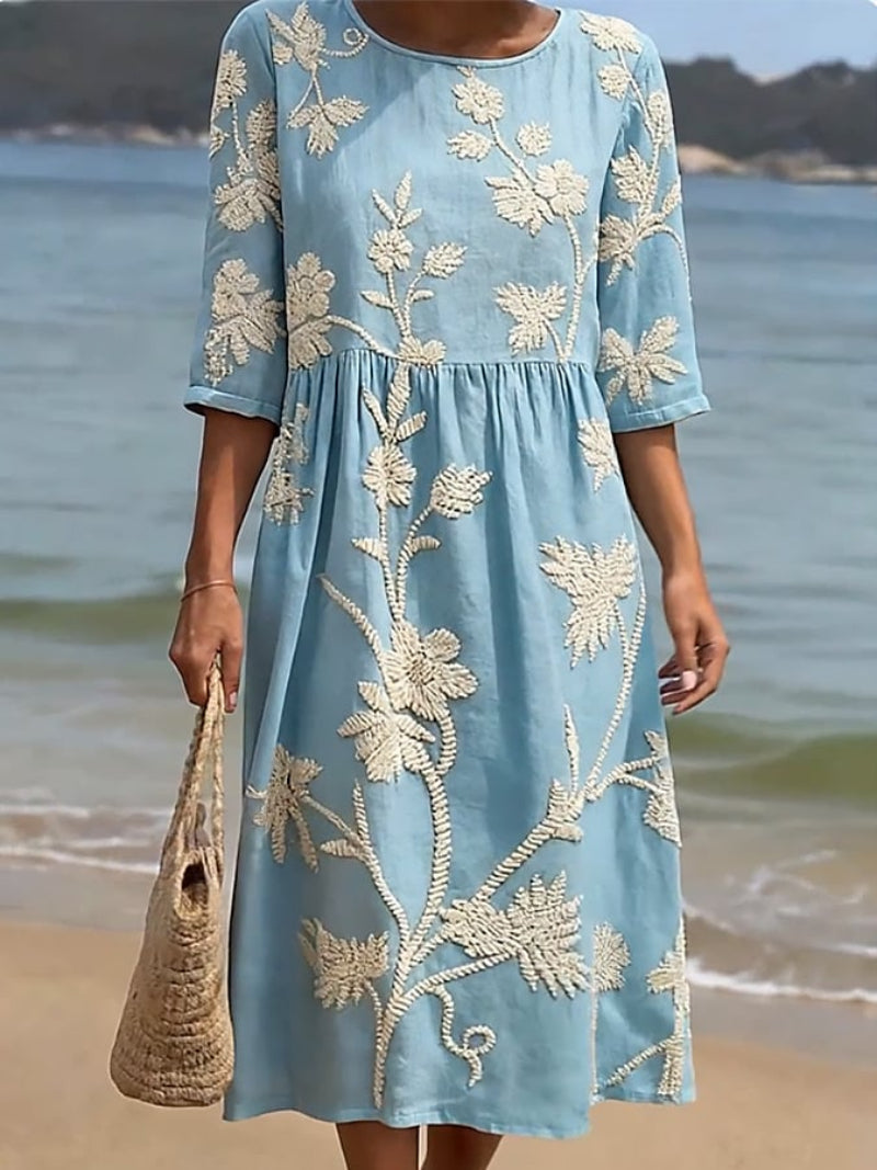 Raquel | Vestido vintage bordado