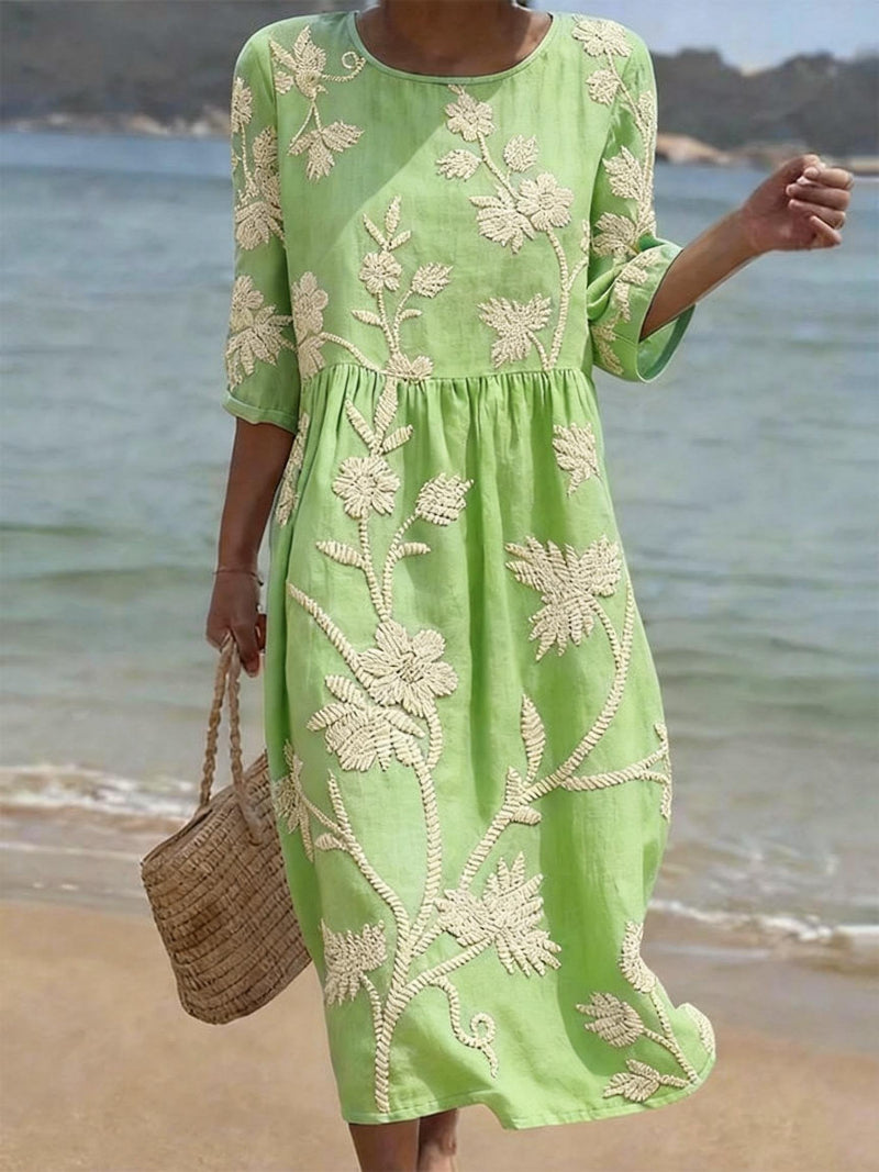 Raquel | Vestido vintage bordado