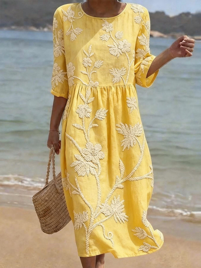 Raquel | Vestido vintage bordado