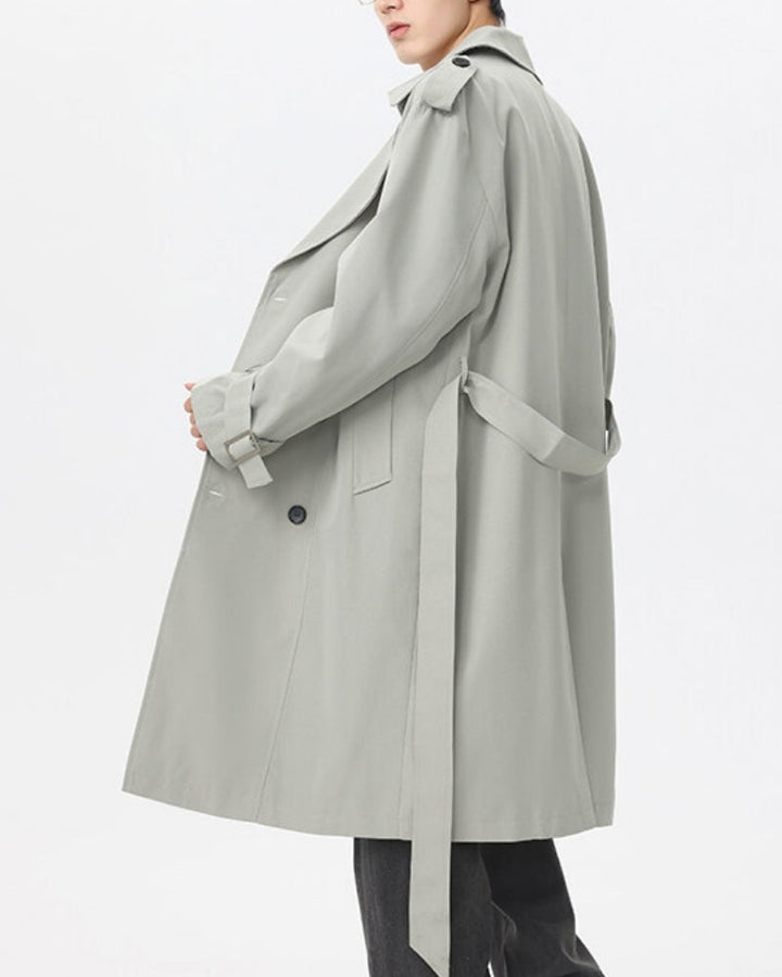 Gabardina clássica de trespasse | Elegância funcional