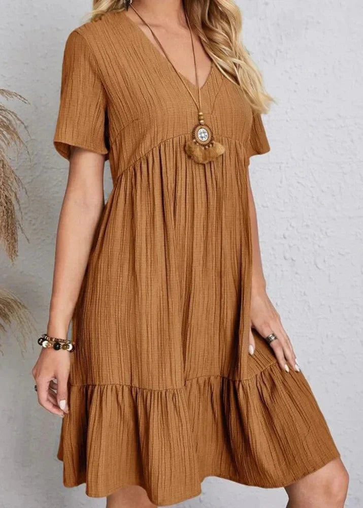 Enora - Abito elegante che valorizza il punto vita