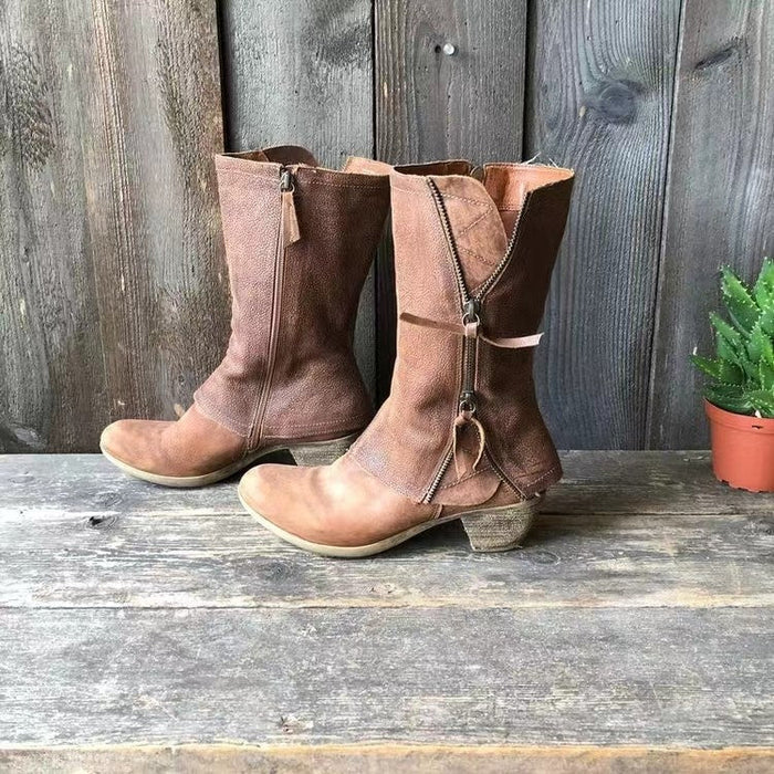 Amparo™ – Botas vaqueras de cuero