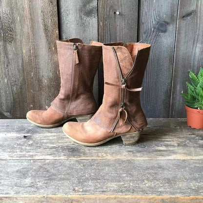 Amparo™ – Botas vaqueras de cuero