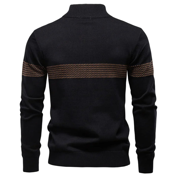 Jersey de punto con media cremallera | Comodidad y estilo moderno