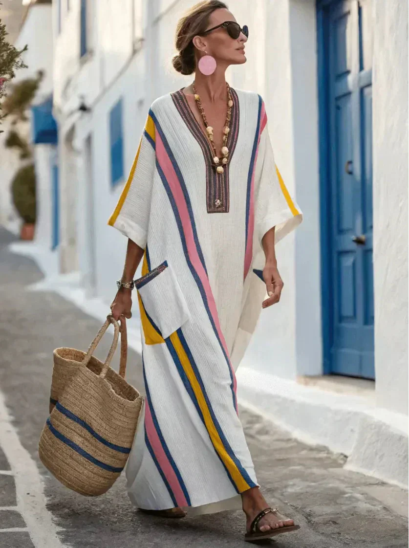 Astrid™ | Flowy Mediterranean Dress