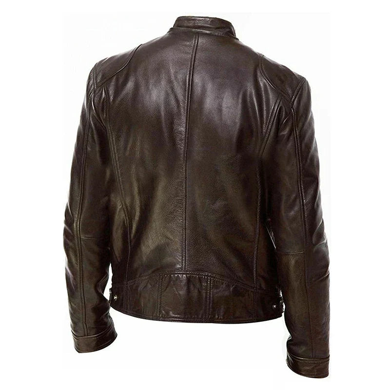 Bikerjacke mit Reißverschluss und mehreren Taschen | Ideal für den täglichen Gebrauch und einen lässigen Look
