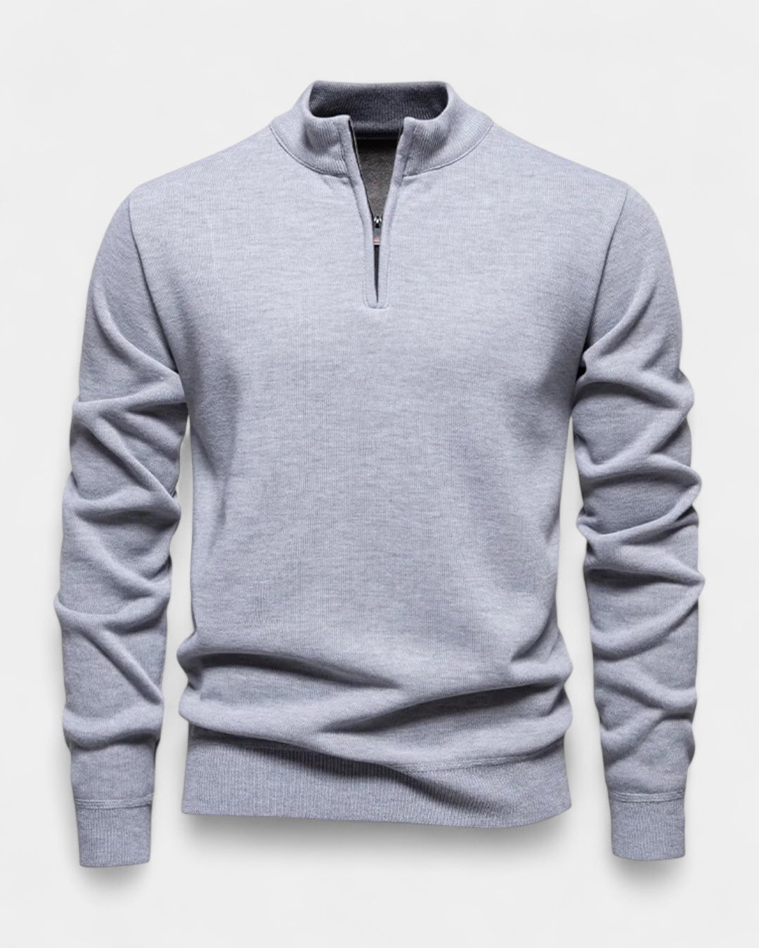 Jersey de media cremallera para hombre | Diseño esencial y comodidad diaria