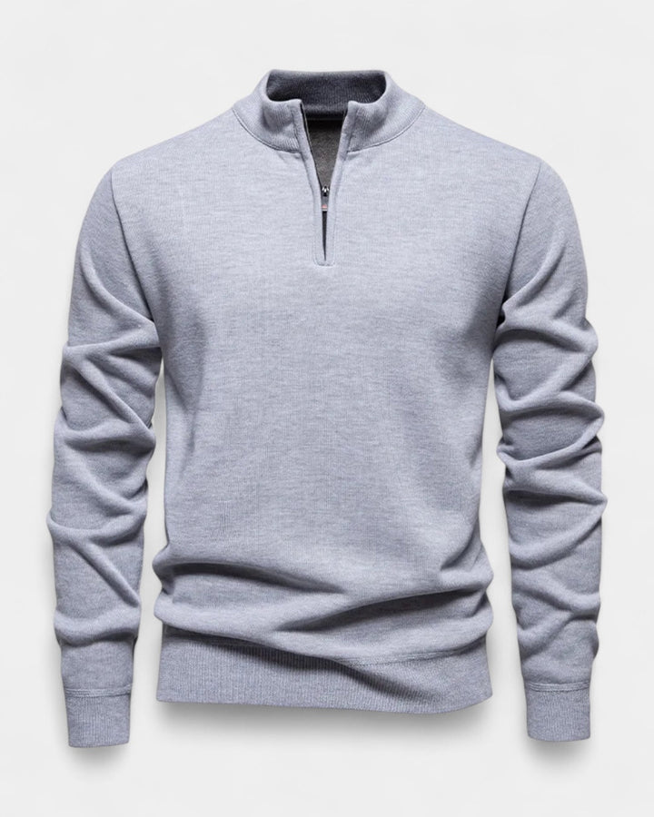 Jersey de media cremallera para hombre | Diseño esencial y comodidad diaria
