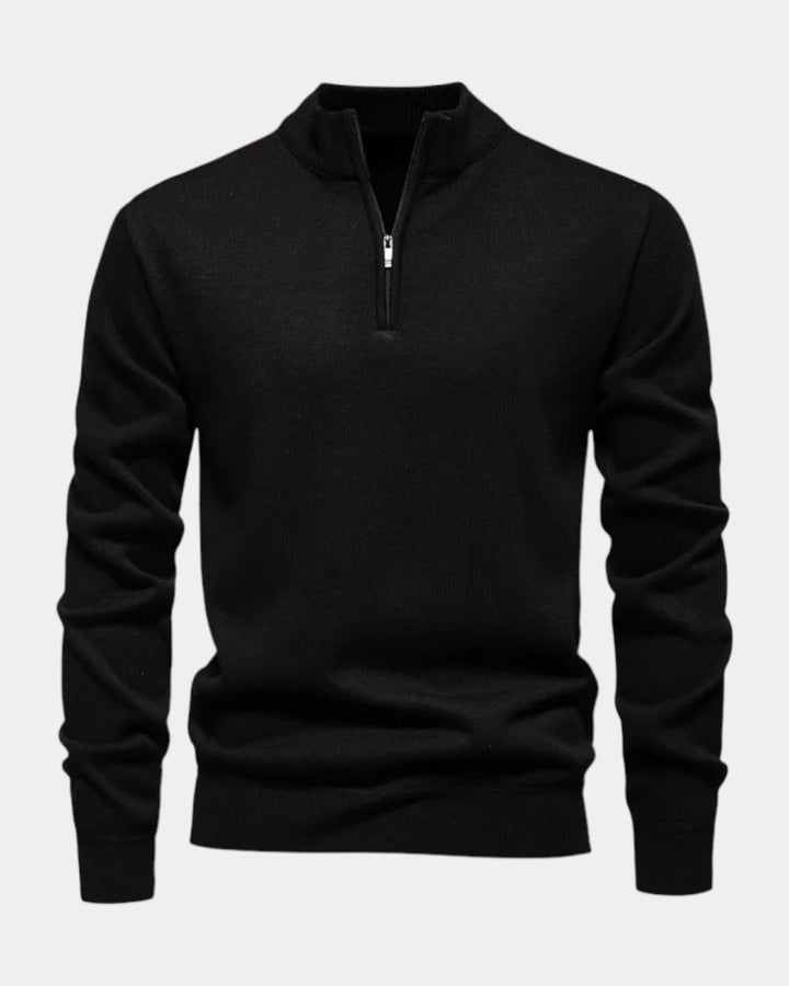 Jersey de media cremallera para hombre | Diseño esencial y comodidad diaria
