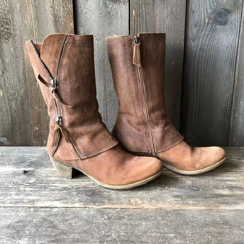 Amparo™ – Botas vaqueras de cuero