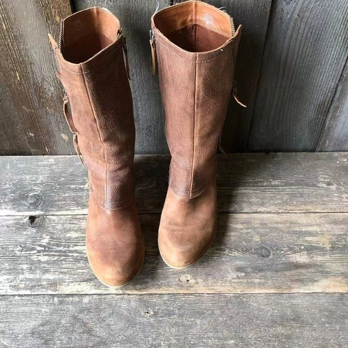 Amparo™ – Botas vaqueras de cuero