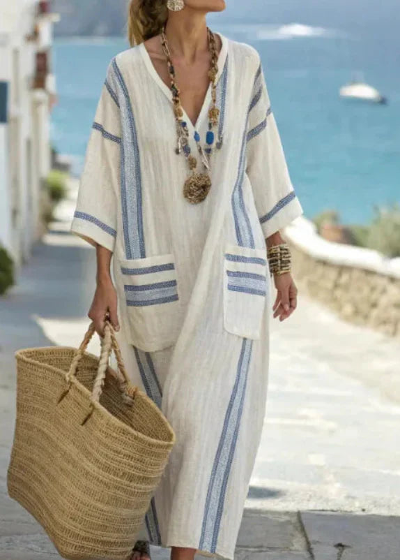 Astrid™ | Flowy Mediterranean Dress