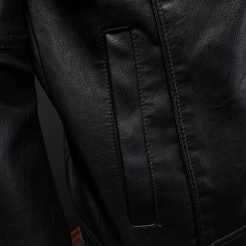 Camden | Chaqueta efecto piel con botones