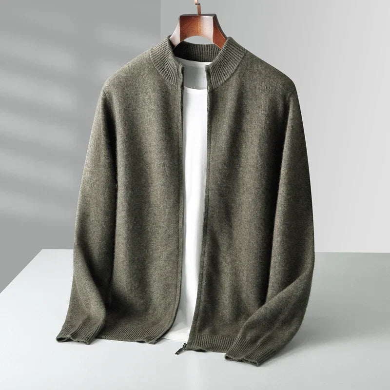 Premium-Kaschmirweste mit Reißverschluss | Zeitlose Eleganz