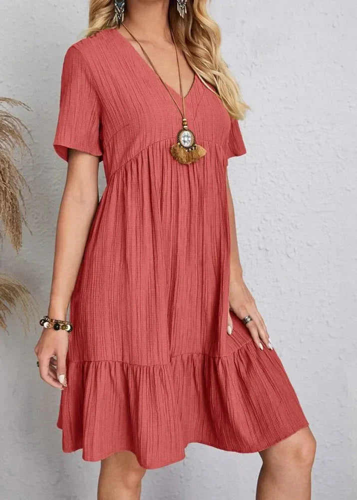 Enora - Abito elegante che valorizza il punto vita