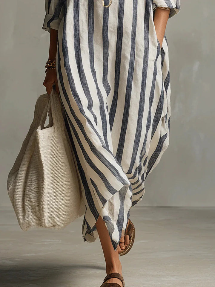 Pepa™ | Vestido camisero largo
