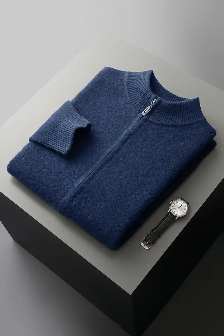 Premium-Kaschmirweste mit Reißverschluss | Zeitlose Eleganz