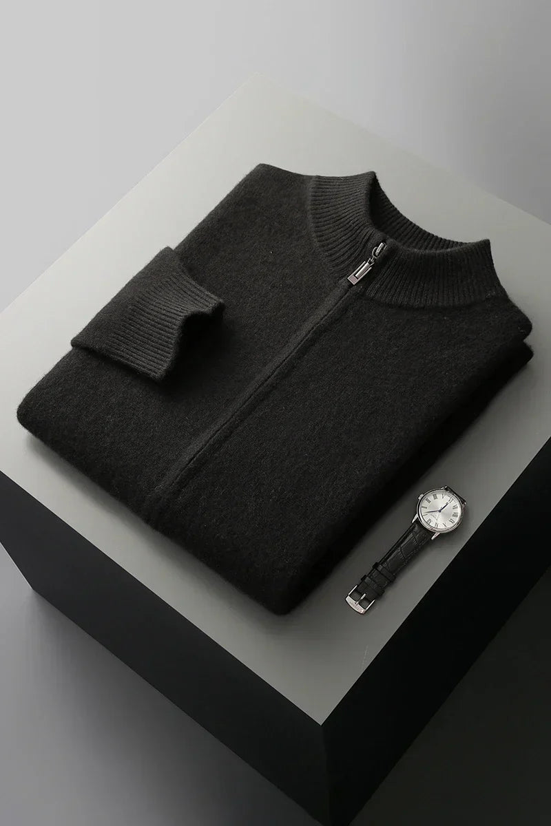 Premium-Kaschmirweste mit Reißverschluss | Zeitlose Eleganz