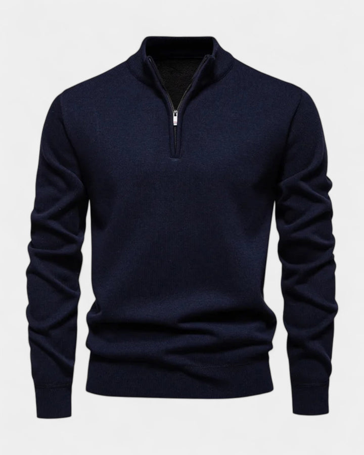 Jersey de media cremallera para hombre | Diseño esencial y comodidad diaria