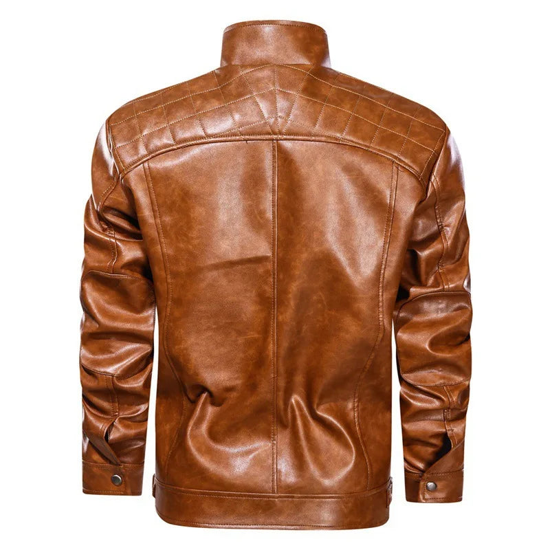 Biker jacket with zip and zip pockets | Ideal for daily use and leisure