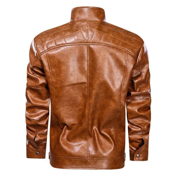 Biker jacket with zip and zip pockets | Ideal for daily use and leisure