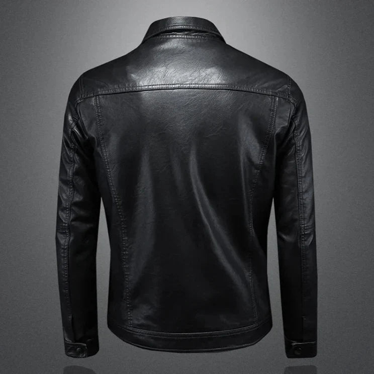Camden | Chaqueta efecto piel con botones