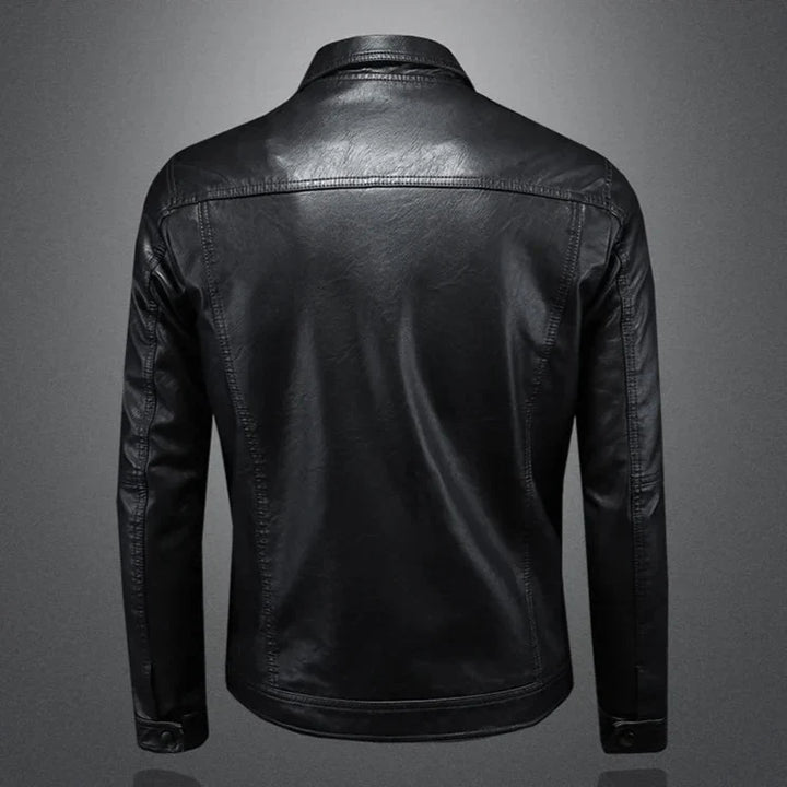 Camden | Chaqueta efecto piel con botones