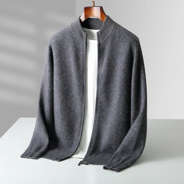 Premium-Kaschmirweste mit Reißverschluss | Zeitlose Eleganz