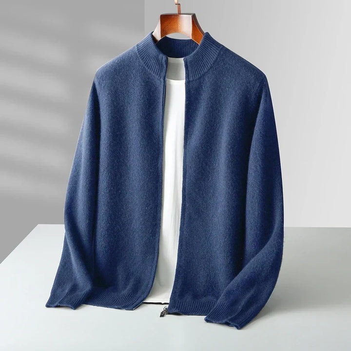 Premium-Kaschmirweste mit Reißverschluss | Zeitlose Eleganz