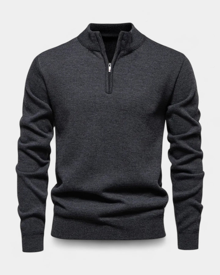 Jersey de media cremallera para hombre | Diseño esencial y comodidad diaria