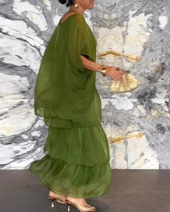 Lara | Abito lungo elegante e fluido