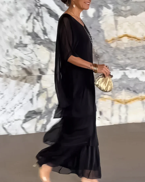 Lara | Abito lungo elegante e fluido