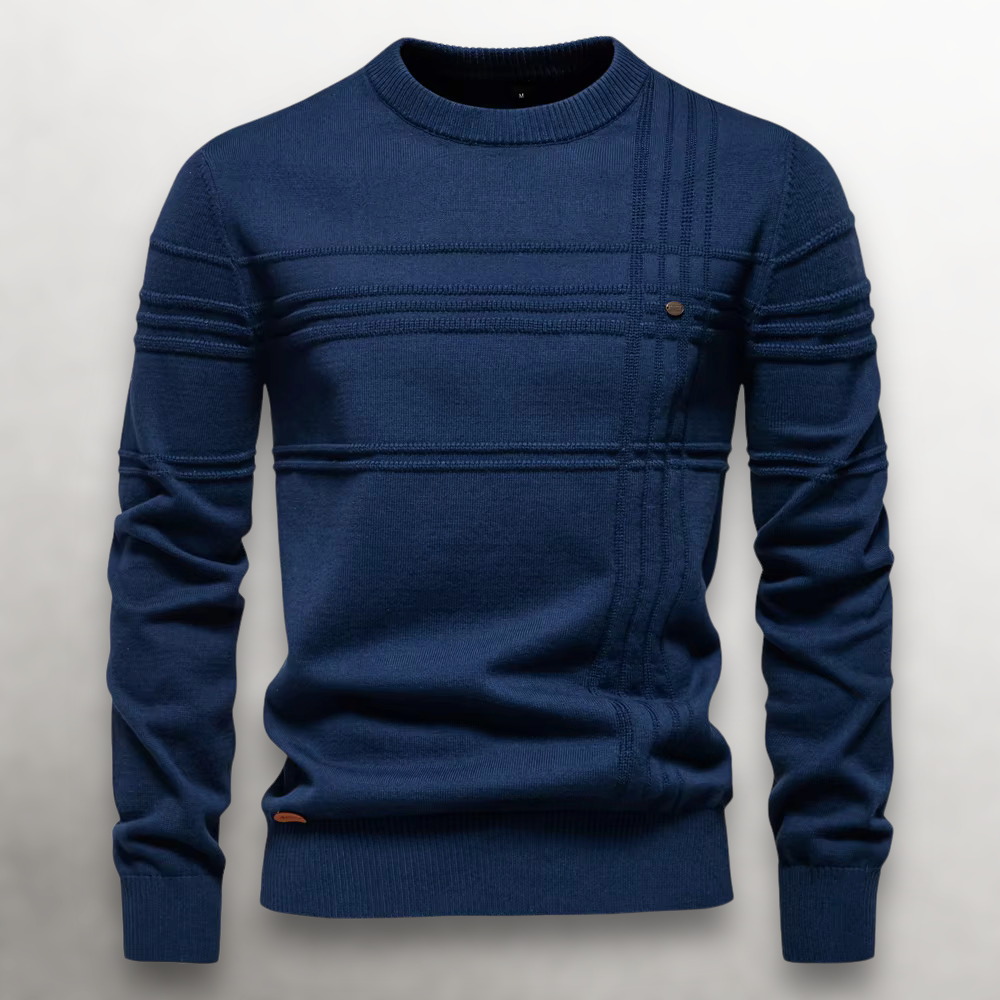 Klassisch strukturierter Pullover | Eleganz für jeden Tag