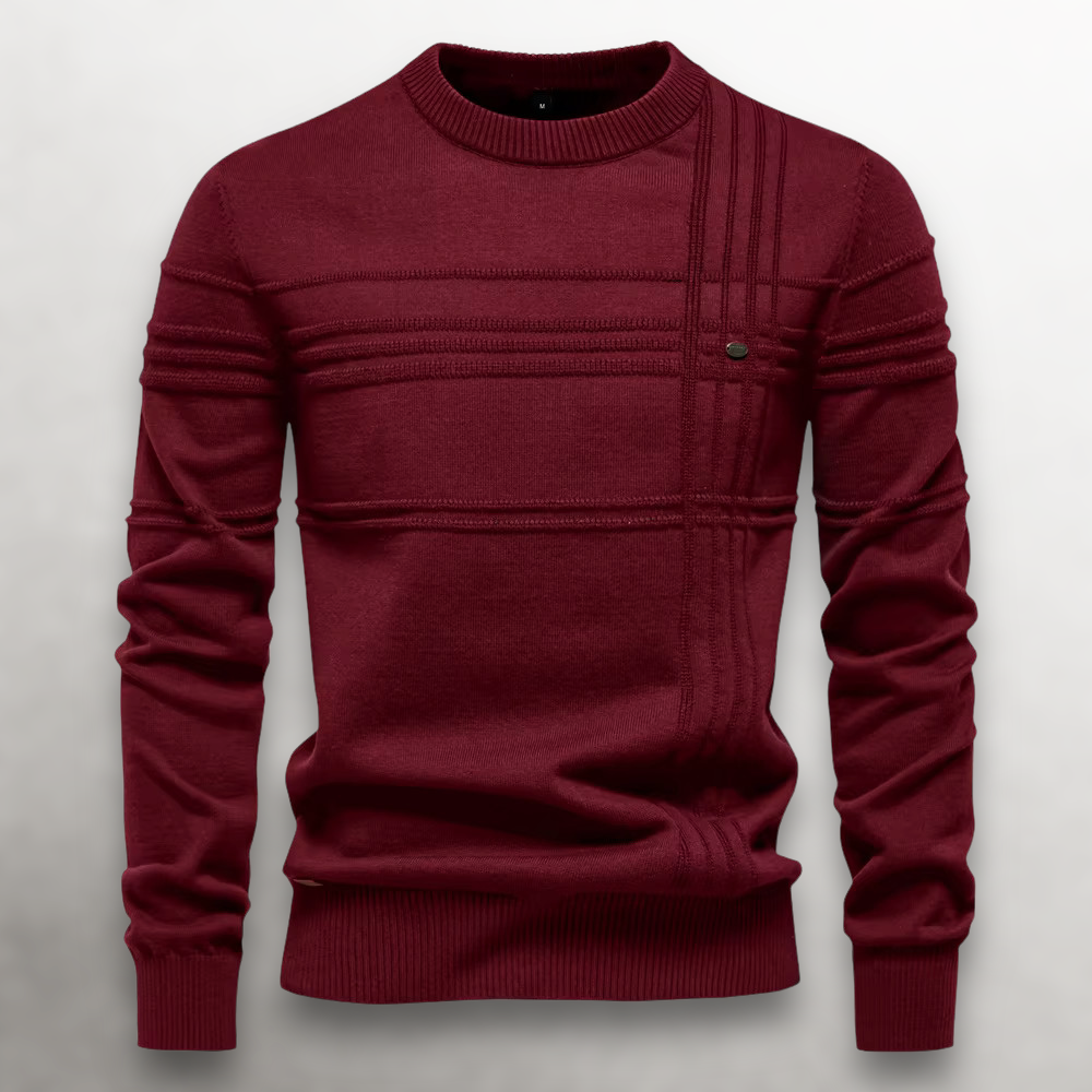 Klassisch strukturierter Pullover | Eleganz für jeden Tag