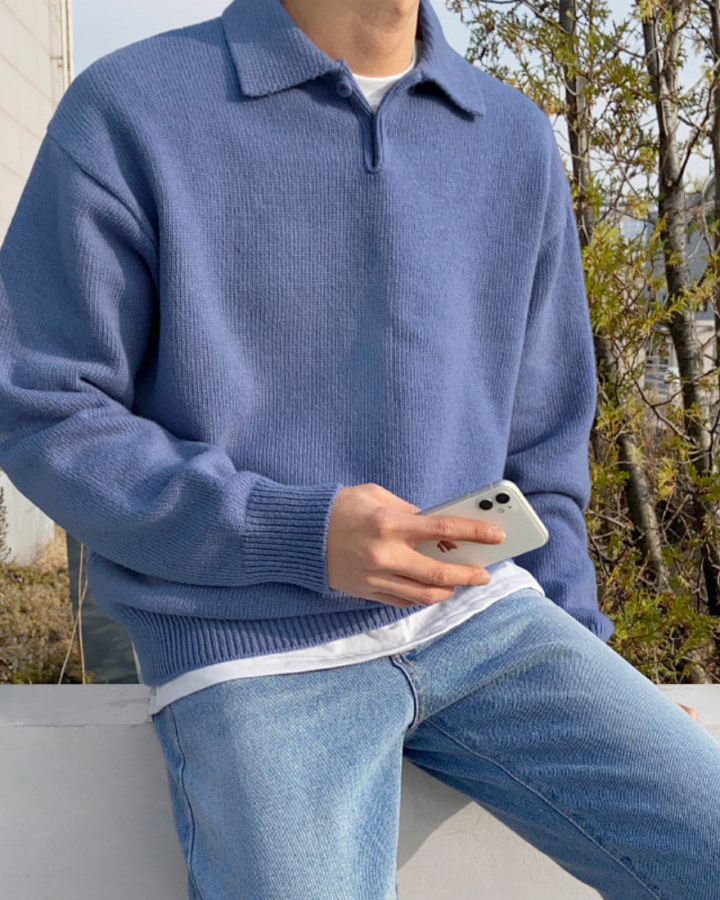 Wollpullover mit halbem Reißverschluss | Natürlicher Komfort und unverzichtbarer Stil