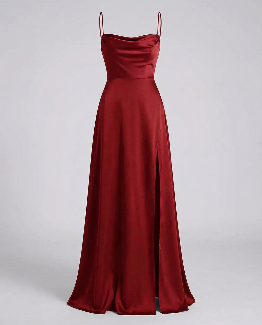 Elegant silk maxi dress for women