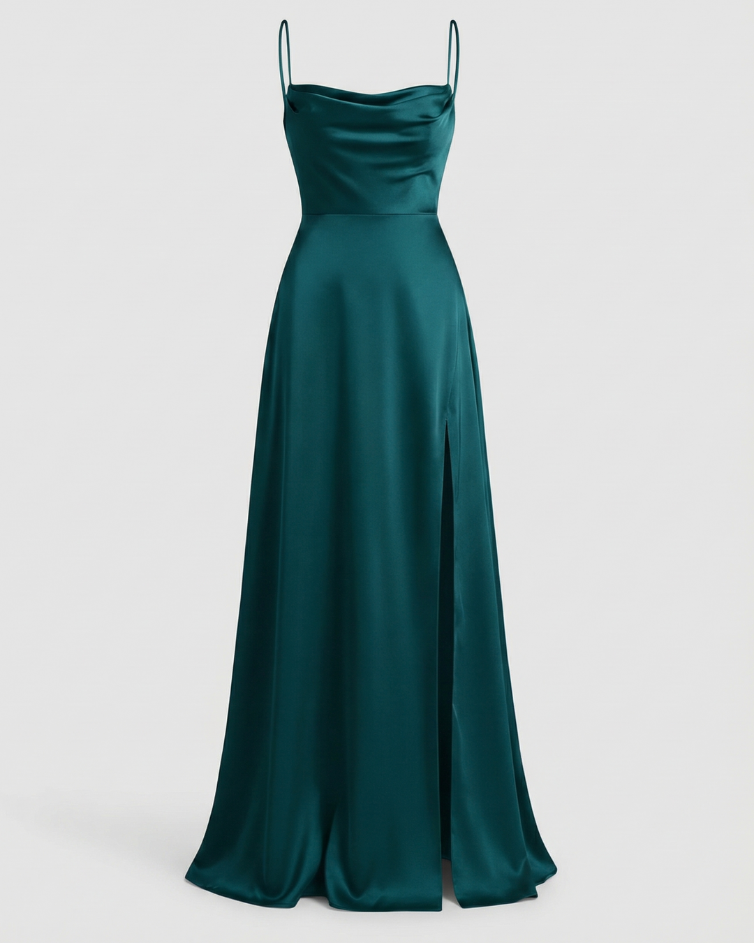 Elegant silk maxi dress for women